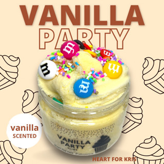 สไลม์วนิลา สไลม์เนื้อก้อนเมฆ vanilla party🧁 กลิ่นหอมละมุน