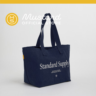 Standard Supply Market Tote - Blueberry กระเป๋าผ้าแคนวาส