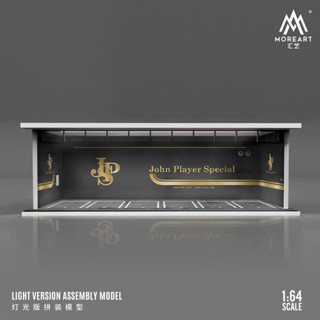 MOREART 1/64 john player special JPS Parking Garage Diorama with LED lights