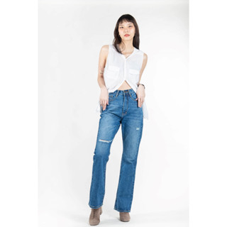 Niyom Jeans  :  รุ่น BJ508 กางเกงผู้หญิง ทรงขากระดิ่ง