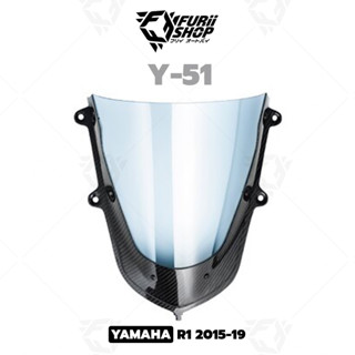 ชิลด์หน้าแต่ง WOOD Y-51 : for YAMAHA R1 2015-2019