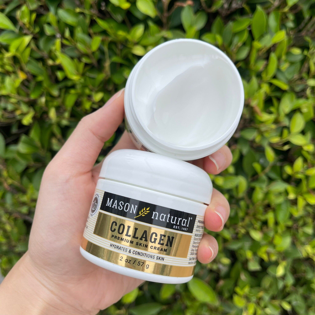 Mason Natural Collagen Premium Skin Cream Hydrates & Conditions Skin 57g/114g ครีมคอลลาเจน