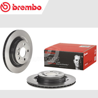 BREMBO จานเบรคหลัง BMW X1 F48 (20d), X2 F39 (20i) (HC) 15-, MINI F54 F60 Countryman (JCW) (HC) /  09 C743 11 / ราคา 1ใบ