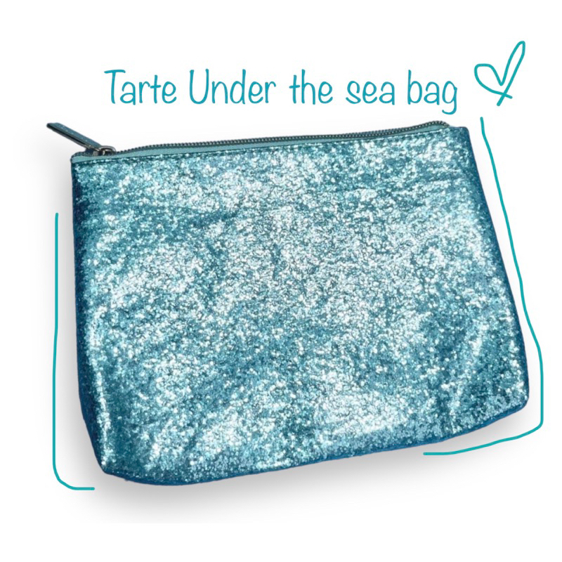 Tarte Under the sea Glitter Cosmetics Bag