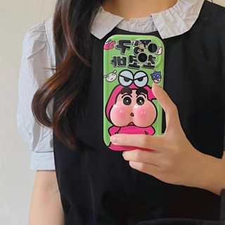 ✨NEW✨เคสไอโฟน 14 Pro Max 13 12 11 เคส for iPhone 14 เครยอนชินจัง พกง่ายๆ การป้องกันการตก Case