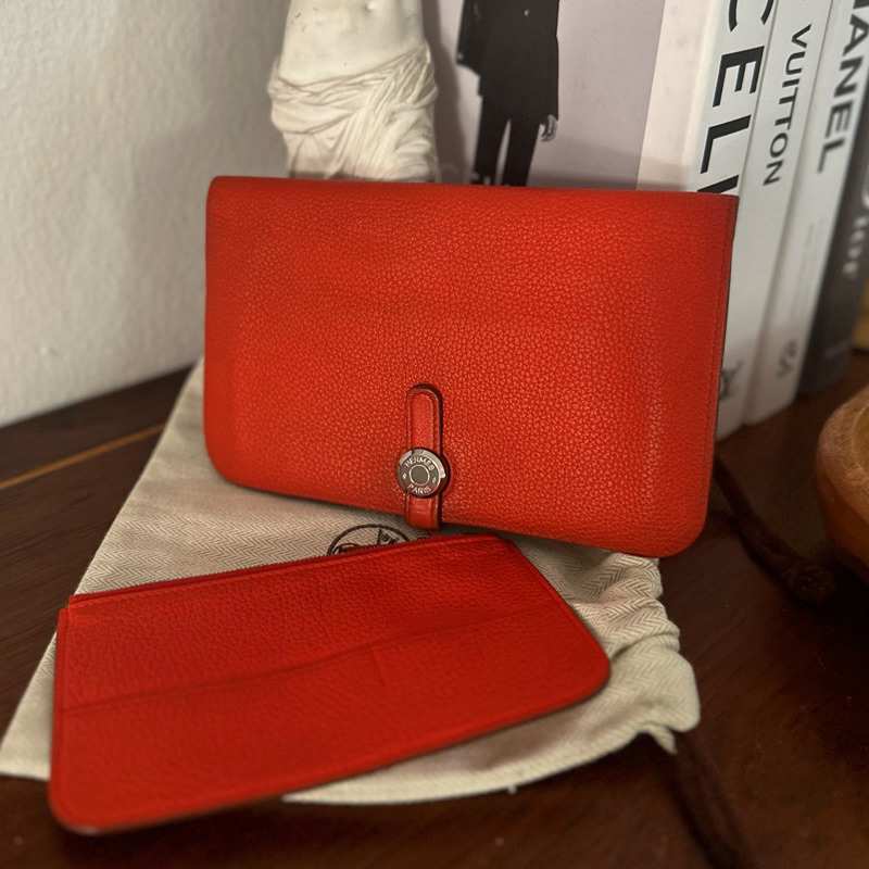 used Hermes duo wallet