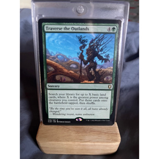 การ์ด MTG Traverse the Outlands Green Magic the Gathering รุ่น CLB สภาพ Nm