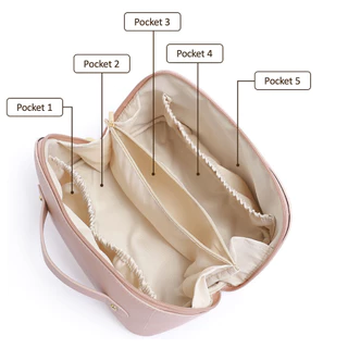 สไตล์เกาหลี กระเป๋าเครื่องสำอางค์ พกพา กันน้ำ กระเป๋าอเนกประสงค์กันฝุ่น cosmetic bag
