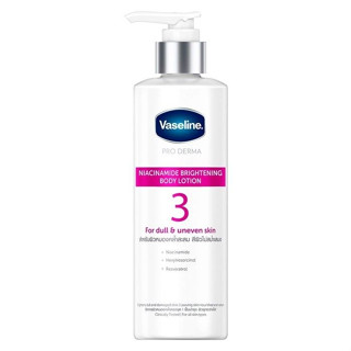 Vaseline Pro Derma Niacinamide Brightening Body Lotion วาสลีน โปร เดอร์มา ไนอาซินาไมด์ ไบรท์เทนนิ่ง บอดี้ โลชั่น 250ml.