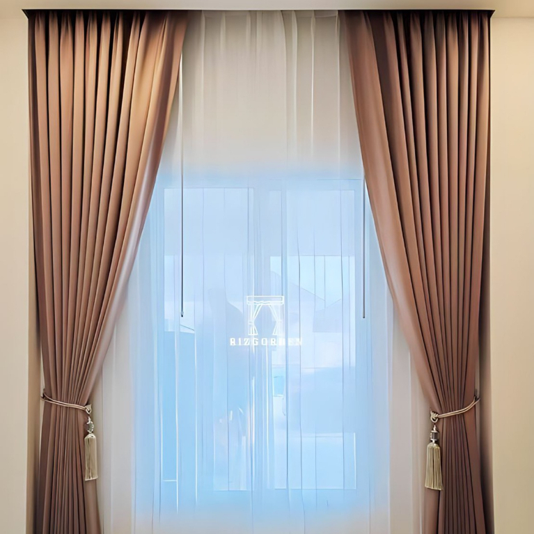 แนะนำ ผ้าม่าน ผ้าม่านสีน้ำตาล ผ้าม่านกั้นห้อง Blackout Polyester100% ราคาพิเศษ มีเก็บเงินปลายทาง