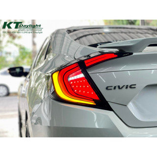 พร้อมส่งไฟท้ายแต่งHONDA CIVIC FC2016 2017 2018 2019 2020 ไฟเลี้ยว วิ่ง วิ่ง ไฟท้าย ซีวิค เอฟซี