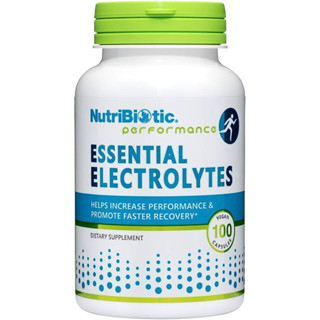 พร้อมส่ง🌟 Essential Electrolytes 100 Vegan Capsules NutriBiotic