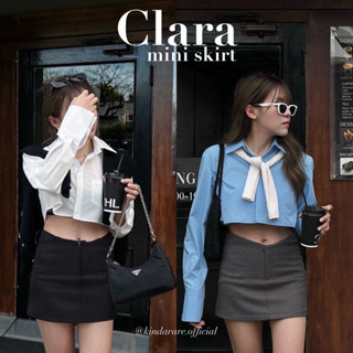 KINDARARE — Clara mini skirt (กระโปรงเอวกลาง พร้อมส่ง 2 สี)