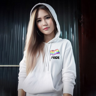 HOODIE เสื้อฮูด LGBTQ+ pride สนับสนุนความเท่าเทียม V4 ผ้าใส่สบาย