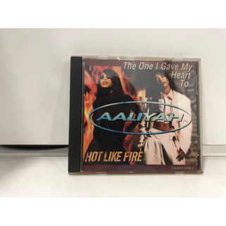 1 CD MUSIC  ซีดีเพลงสากล     AALIYAH THE ONE I GAVE MY HEART TO &amp; HOT LIKE FIRE  (L6A20)