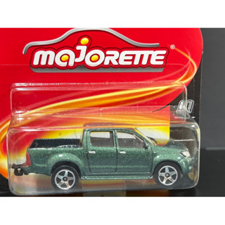 รถเหล็ก​ Majorette Toyota Vigo Green