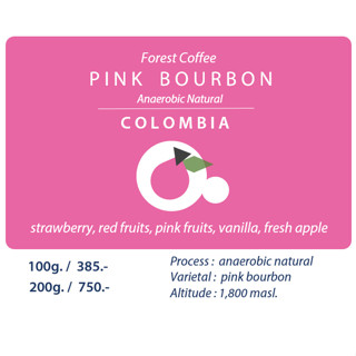 Colombia Forest Coffee ”Pink Bourbon Punch” / 100g. / 200g.