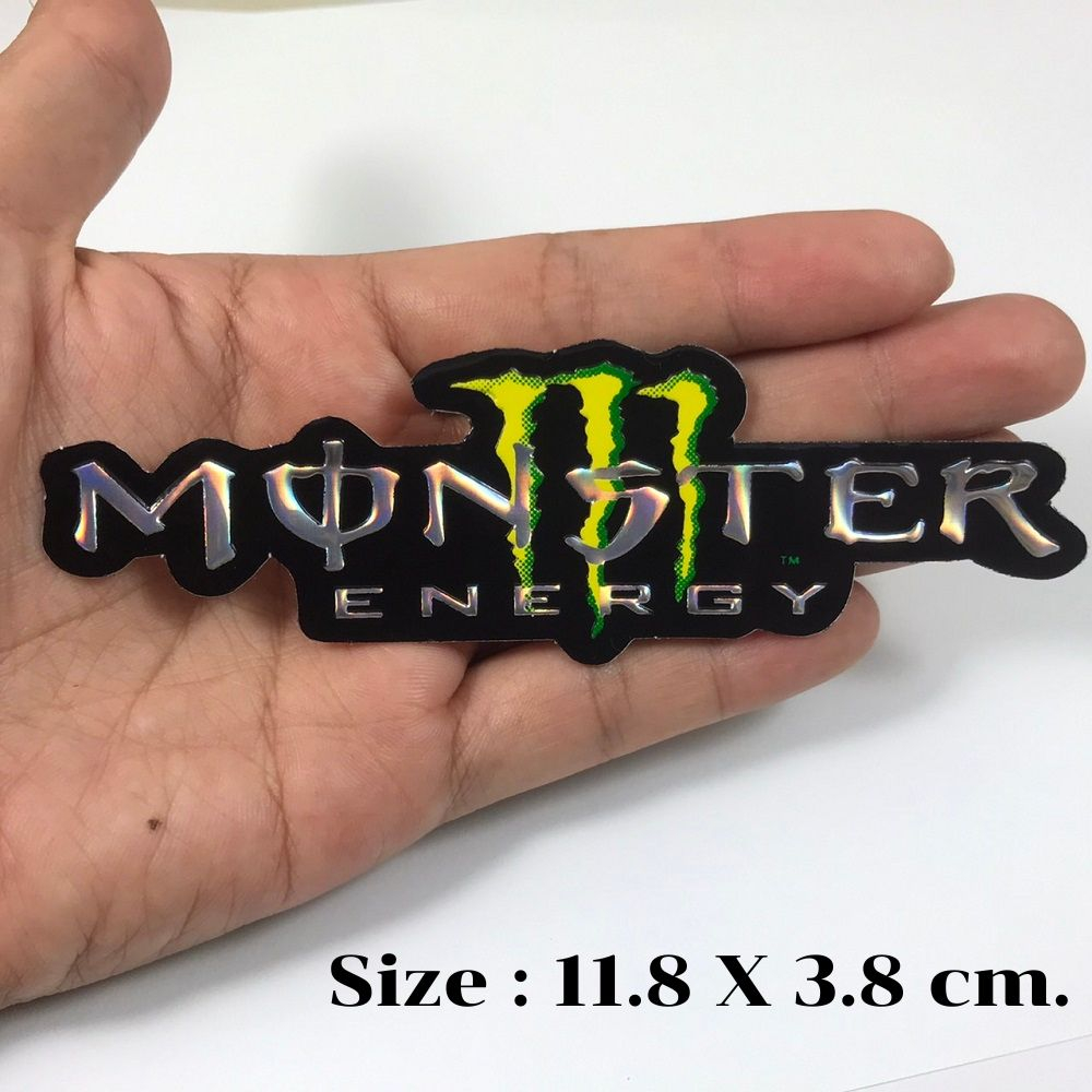 สติ๊กเกอร์ติดรถ มอเตอร์ไซค์ รถยนต์ ลายมอนสเตอร์ 3D ปั๊มนูน สติกเกอร์ แต่งรถ รถซิ่ง รถแข่ง MotoGP Racing Sticker Jdm