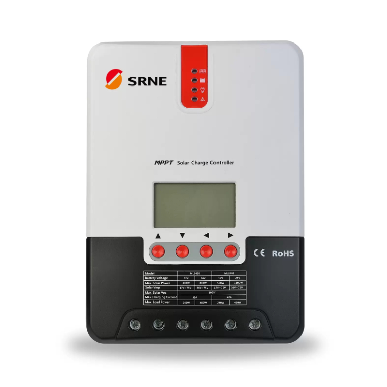 โซล่าร์ซาร์จคอนโทรลเลอร์  SRNE  MPPT  บูสกระแสได้ดี ของแท้ 100%