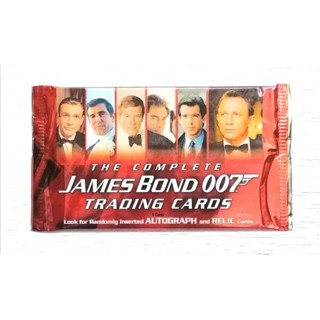 (Sealed Pack) ซองสุ่มการ์ด เจมส์ บอนด์ ( THE COMPLETE JAMES BOND 007 TRADING CARDS )