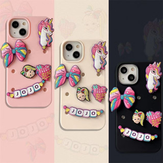 🎁ส่งของขวัญ🎁เคสไอโฟน 11 13 12 Pro Max รุ้ง ม้าขาวตัวน้อย เคส for ไอโฟน14 pro max soft case Iphone