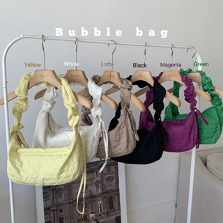 ✨New✨กระเป๋ารุ่น bubble bag กระเป๋าผ้าไนล่อน กระเป๋า​ผ้าสะพายไหล่ กระเป๋า crossbody​