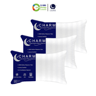 Charm หมอนหนุนใย Hollow Conjugated 700 กรัม 2 แถม 1 #127472