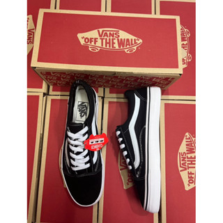 ⭐️รองเท้าแวนโอลสคูล Vans Old Skoolสีดำ รองเท้าผ้าใบผู้ชาย รองเท้าผ้าใบผู้หญิงจากช็อปแท้(สินค้าพร้อมกล่อง)