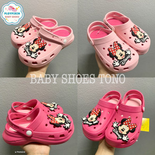 รองเท้าแตะเด็กผู้หญิงลาย Minnie Mouse รองเท้าหัวโต 💗เบอร์ 30-35 #MN110