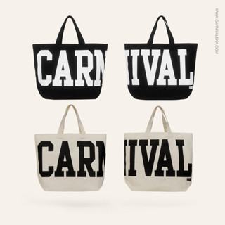 CARNIVAL TOTE BAG Black/Cream