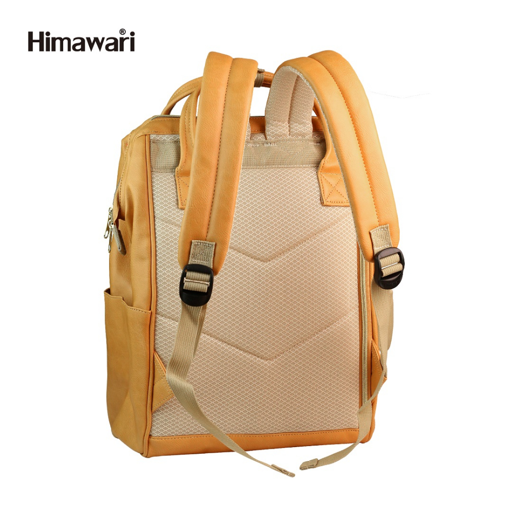 HIMAWARI กระเป๋าเป้หนังสะพายหลัง กันน้ำ 14" Laptop Backpack with USB Port รุ่น 9001 สี #36 Light Purple