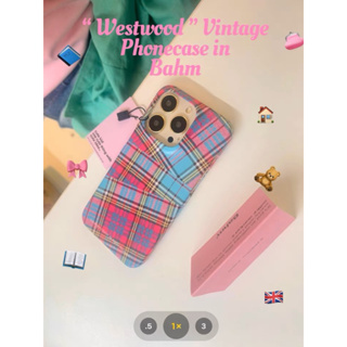 เคสไอโฟน แบรนด์ Bahm Westwood vintage แท้💯**เคสเสียบบัตรได้ แข็งแรง👛 | Bahm case iphone