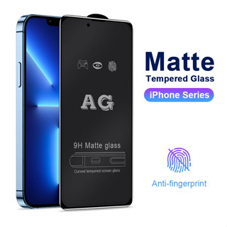 Matte เต็มหน้าจอฟิล์มนิรภัยสำหรับ iPhone 11 12 13 14 Pro Max XR XS Max 14 Plus 12 Mini 6 คุณภาพสูงโทรศัพท์ป้องกันหน้าจอ