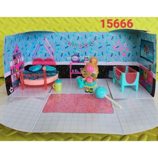 LoL​ Surprise Furniture Bedroom with Neon Q.T