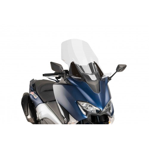 ชิว PUIG - WINDSHIELD TOURING: SMOKE Yamaha TMAX530 2017-2019 & 560 2020-2021