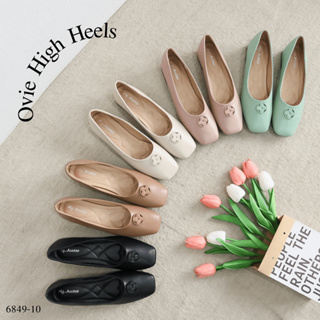Mgaccess Ovie High Heels Shoes 6849-10 รองเท้าคัทชู