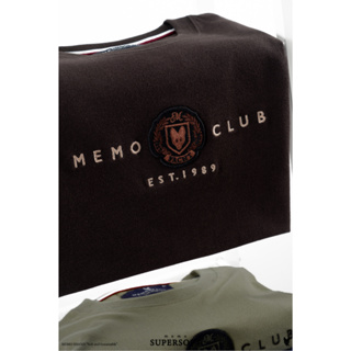 Memo By AEIOU เสื้อยืด Supersoft Premium งานปัก รุ่น Yacht Clube EM สินค้าลิขสิทธิ์แท้ รุ่นขายดี