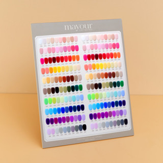 MAYOUR 100 COLOR FULL SET เซตสีเจล 100 สี สีทาเล็บ น้ำยาทาเล็บเซตใหญ่ สีสวยครบครันพร้อมชาร์ต เหมาะสำหรับเปิดร้าน