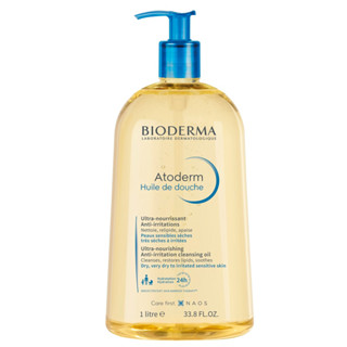 Bioderma Atoderm Huile De Douche 1L ไบโอเดอร์มา ออโตเดิร์ม ออย เดอ ดูช 1,000 มล.