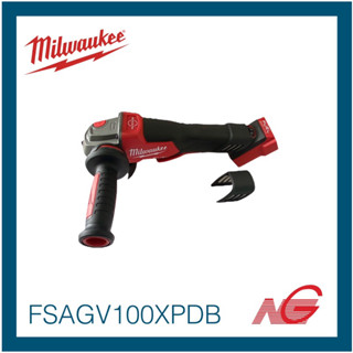 MILWAUKEE เครื่องเจียร 4" ไร้สาย 18 โวลต์ รุ่น FSAGV100XPDB ปรับความเร็วรอบได้ ระบบเบรค