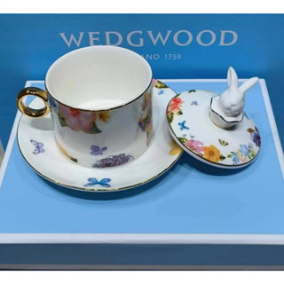 WEDGWOOD Spring Festival Coffee cup breakfast cup with lid Mug with lid