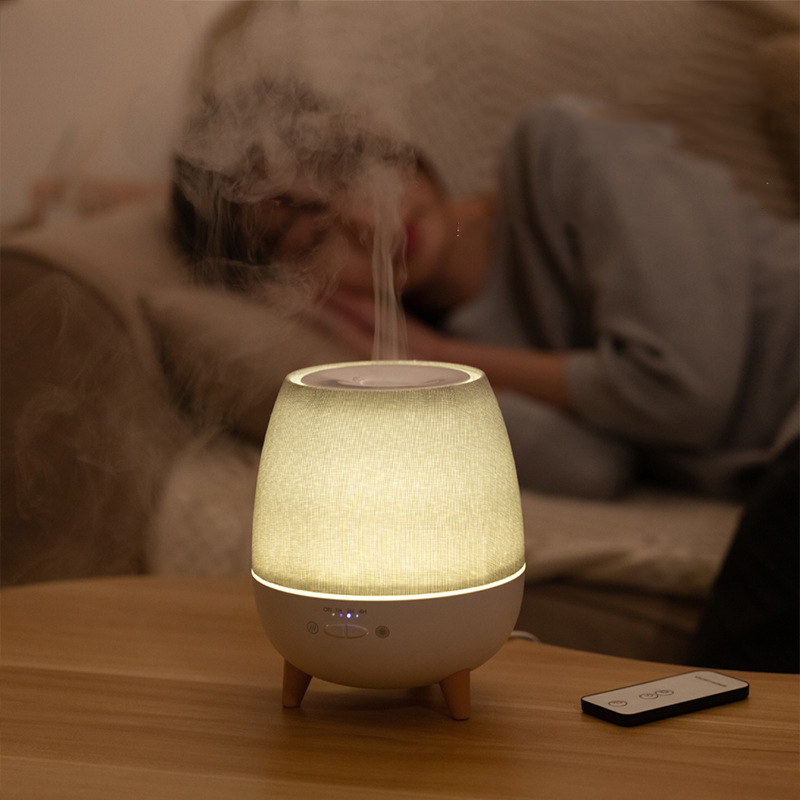 Hanky House Peace เครื่องพ่นอโรม่า 300ml FREE น้ำมันหอมระเหย Aroma Diffuser พ่นไอน้ำ น้ำมันหอมระเหย Peace