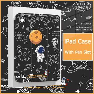 astronaut เคสหลังใสไอแพด tpu เคสหลังใส แอร์9 7 10 9 gen10 2 pro10 5 air1/2/3/4/5 เจน6/7/8/9/10 2016/19/22 Case Ipad 9911