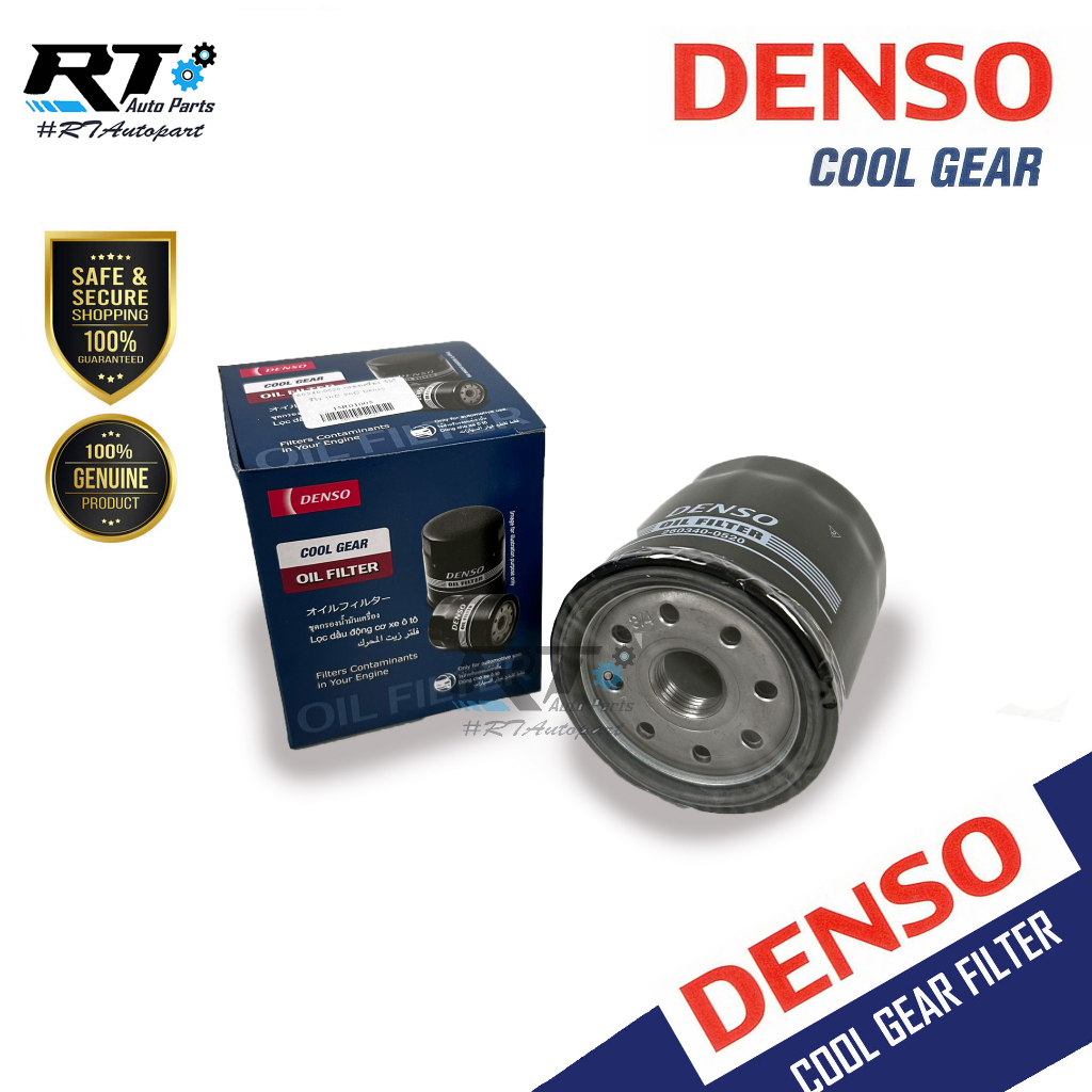 Denso กรองน้ำมันเครื่อง Toyota Vigo Innova Fortuner Revo Commuter 1KD 2KD 1GD 1JZ 2JZ 1RZ 2RZ / 260340-0520