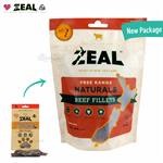 ZEAL Beef Fillets (วัว) เนื้อวัวนิวซีแลนด์ 100% ขนมสุนัข โปรตีนสูง กลิ่นหอม ปราศจากสารเจือปน (125g)