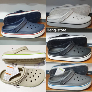 รองเท้า Crocs Band clean clog แบบสวม ไหม่ สวย มี5สี ดำ เทา กรม ขาว ใส่ได้ ผู้ชาย มีไซส์ M7--M11=40---46