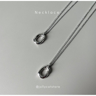 Necklace No.24 สร้อยคอสีเงิน