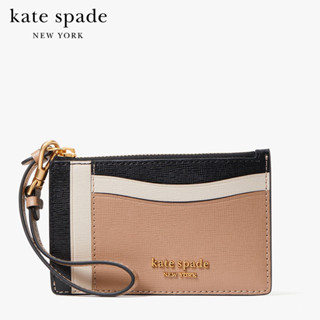 KATE SPADE NEW YORK MORGAN COLORBLOCKED CARD CASE WRISTLET K8966 กระเป๋าคล้องข้อมือ