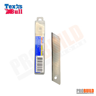 ใบคัตเตอร์ TEXAS BULL ใบใหญ่ ขนาดมาตรฐาน 18 มม. หนา 0.5 มม.