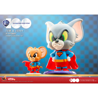 Hot Toys ฟิกเกอร์ ของสะสม COSB1023 - Tom &amp; Jerry as Superman™ Cosbaby (S) Collectible Set